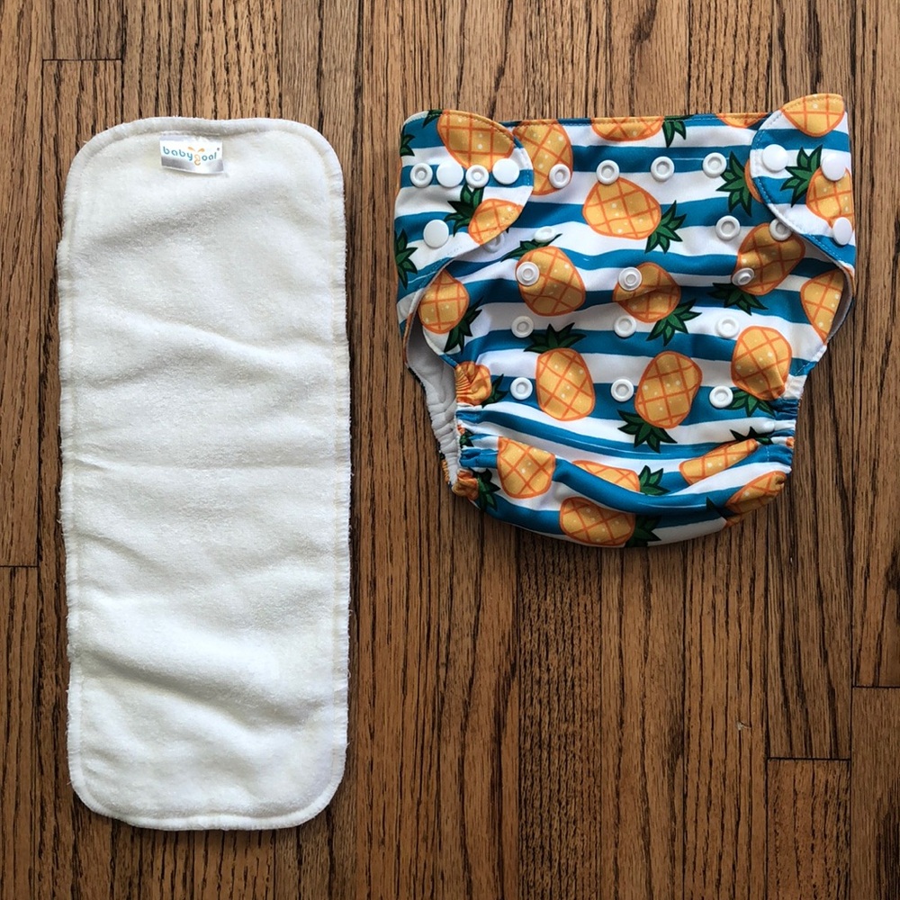 Babygoal cloth diaper cover and insert